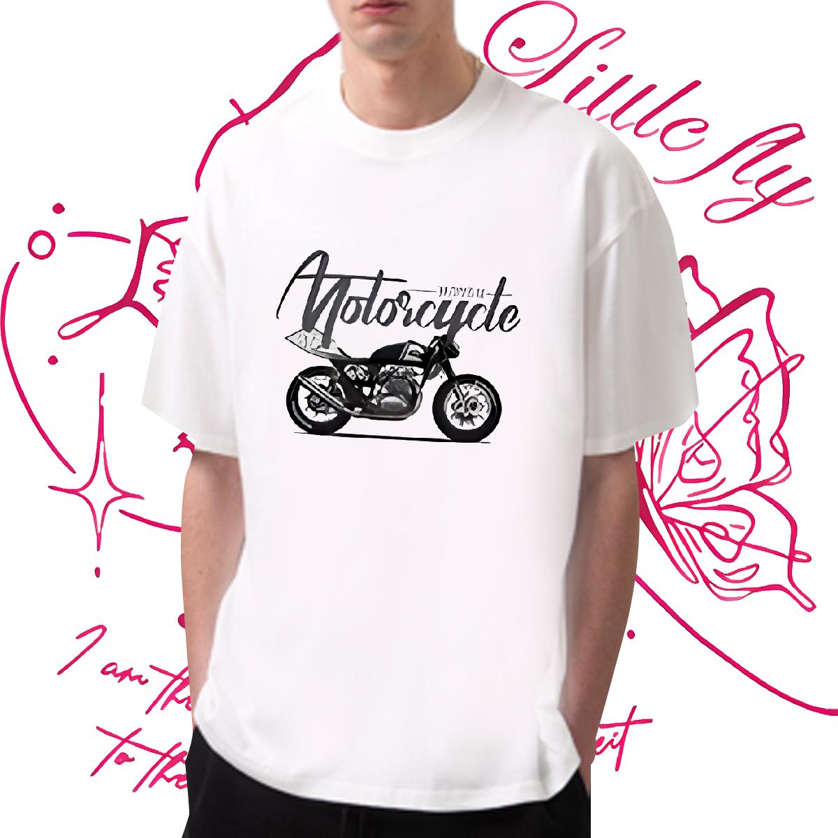 2024 New T Shirts Men Customized Print Spring Summer Men Clothes T-Shirt Cotton O Neck Short Sleeves Classic Top Tees