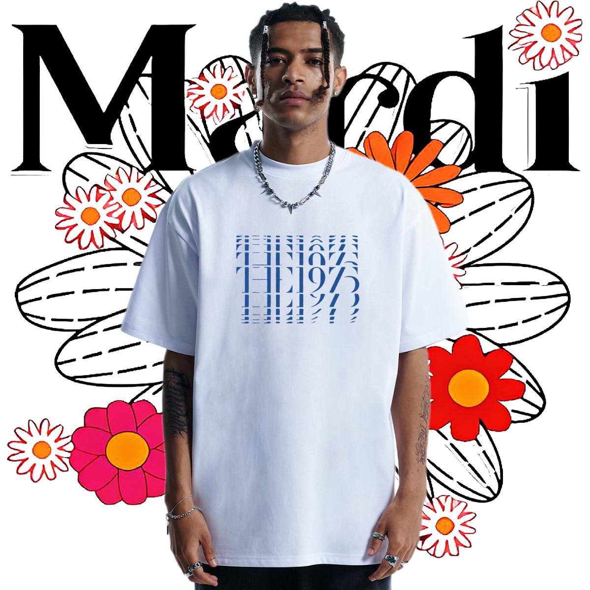Designer T-Shirts for Men Breathable Crew Neck Cotton Street Men Tops Tees Anime Loose Tops
