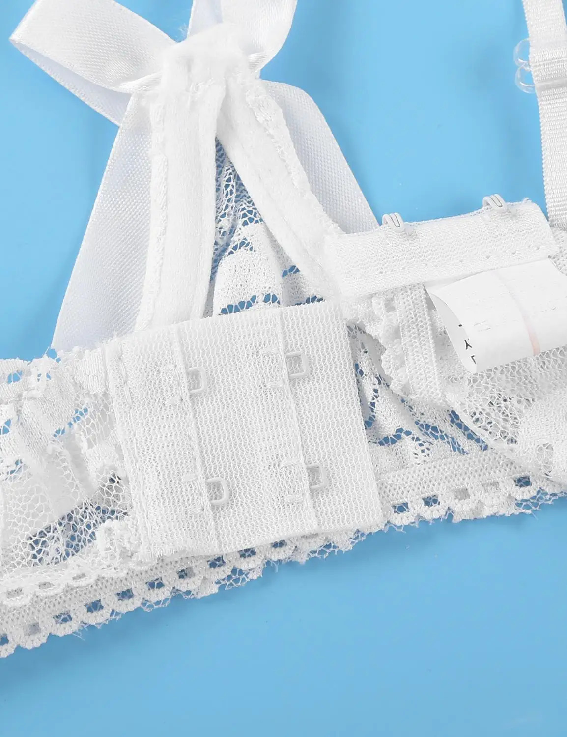 Women Open Cup Bra Top Sexy Cupless Exposed Breasts Underwired Bra with G-string See Through Sheer Lace Sexy Exotic Lingerie Set 240603