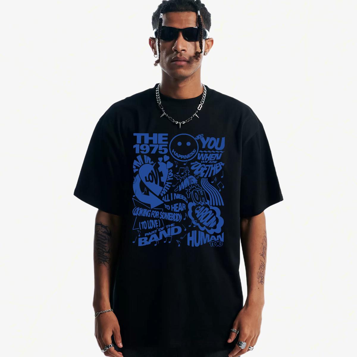 Fashion Mens T Shirts Asian Size Tshirt for Man Woman Casual Daily Wear Crew Neck Cotton Breathable Popular Wear