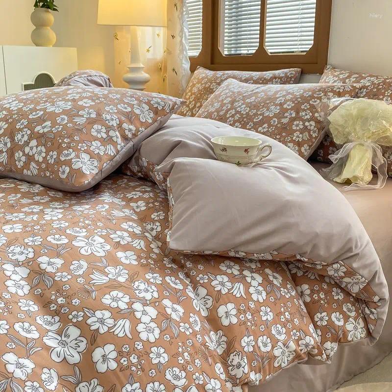 Bedding Sets 2024 Set Of Four Machine Washable Duvet Cover A Printed Available In All Seasons Home Textile Products