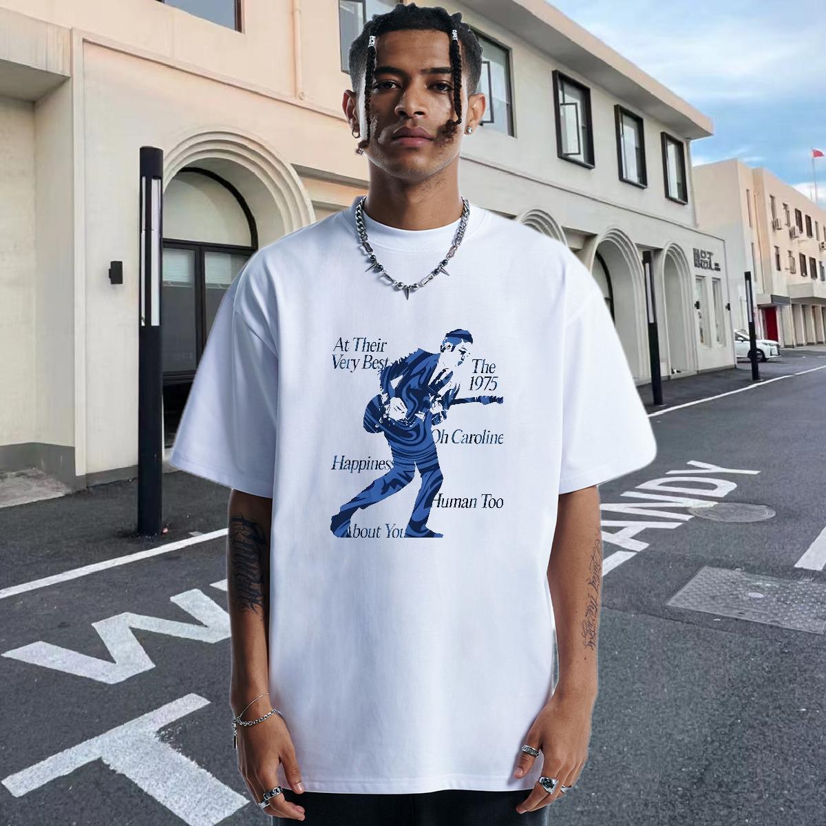 Cool Man T Shirts Breathable Crew Neck Casual Beach Men Tshirts DIY Printed Casual New Top Tees