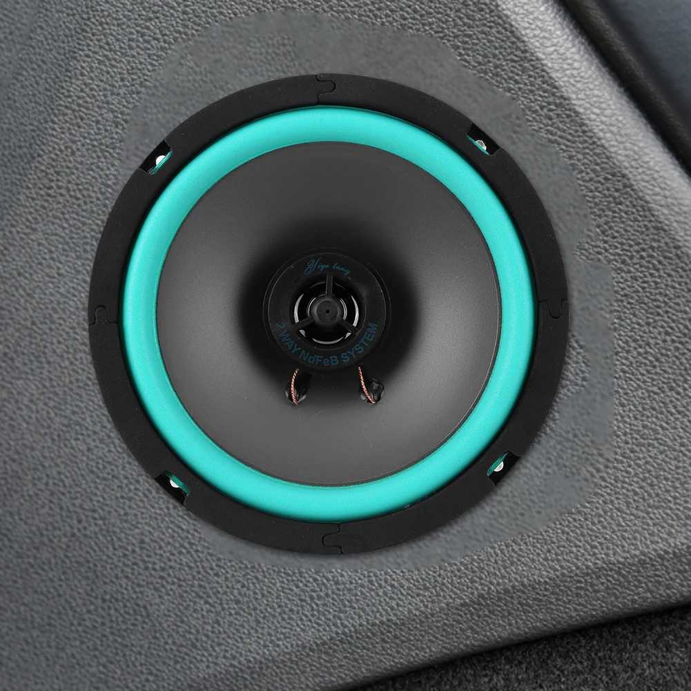 Car Audio 2Pcs 4/5/6 Inch HiFi Coaxial Subwoofer 100W/160W Car Automotive Audio Music Stereo 12V Full Range Frequency Car Speaker H250118