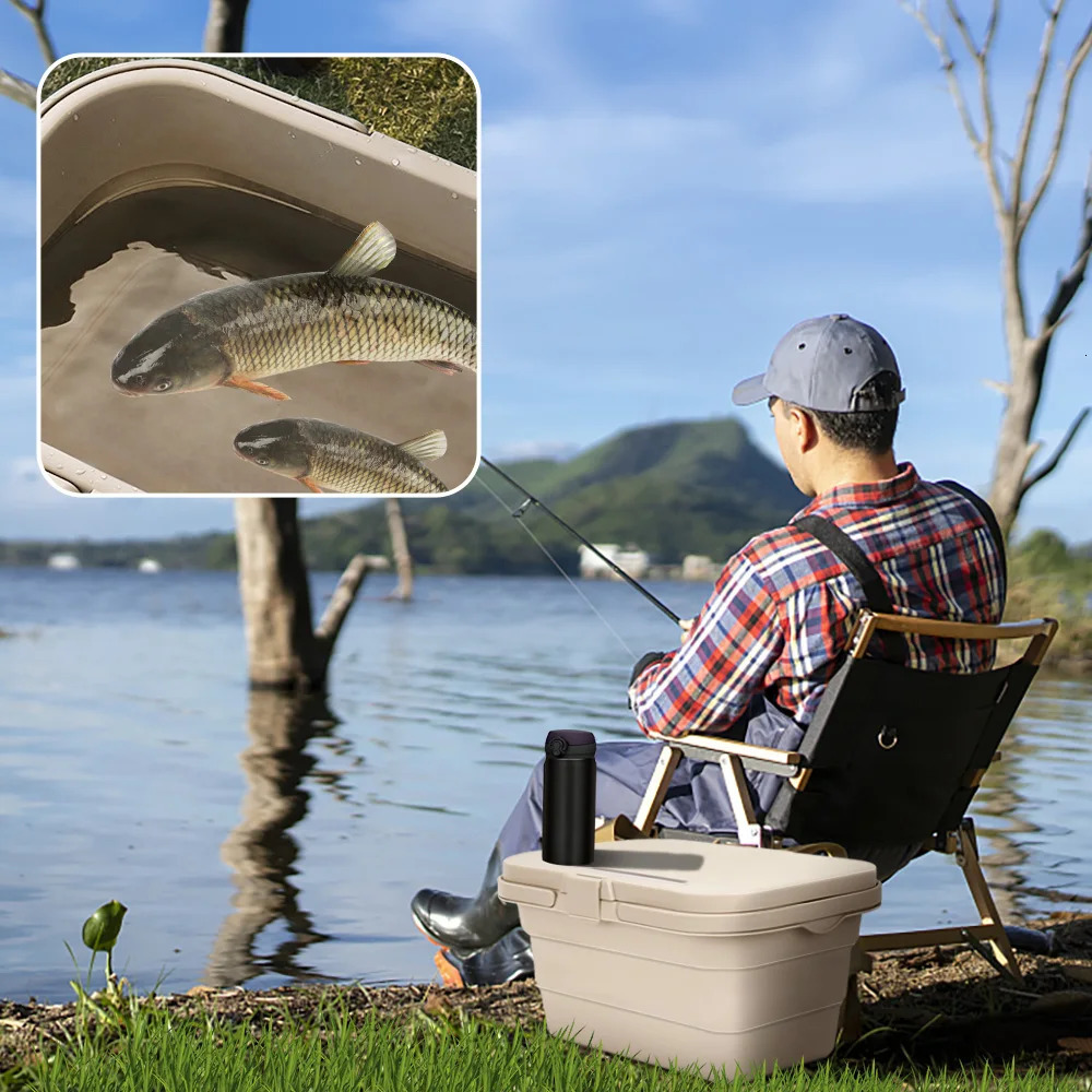 Foldable Camping Storage Basket Multifunctional Portable Picnic Tableware Mini Table For Sandbeach Tent Barbecue 240603