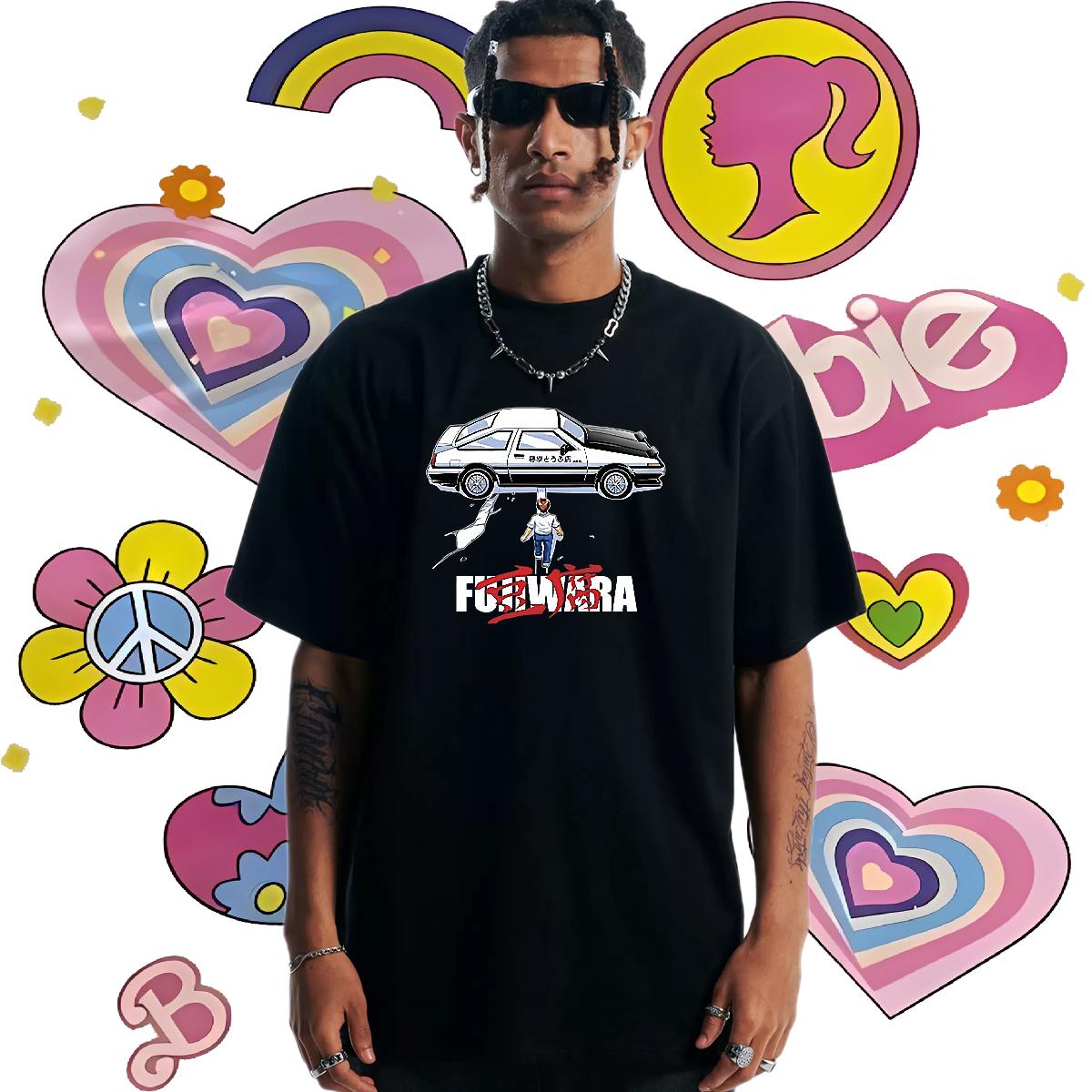 Fashion Men T Shirts Oversized Tshirts Casual Beach Cotton Breathable Short Sleeve Cool Top Tees