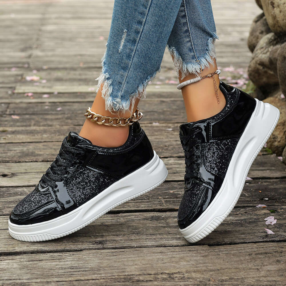 Casual Wedges Sneakers Comfortable Sequins Badminton Fashion Women S Vulcanize Shoes Running Fiess Walking Ddmysheep Ddmysheep ddmythur