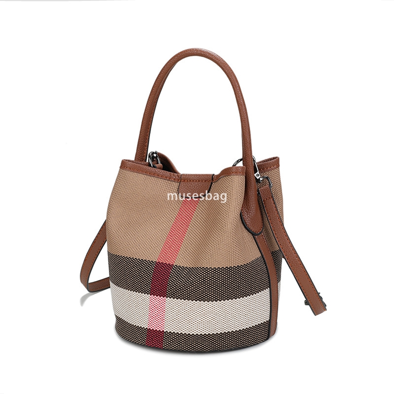 New high-end leather round barrel bun mother fashionable and versatile women handheld one shoulder crossbody bag e84e 4