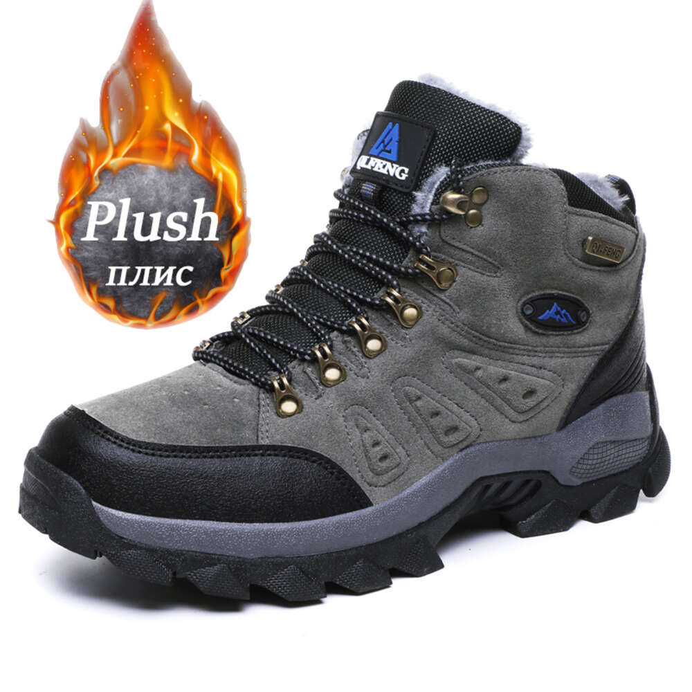 Shoes Winter Hiking Boot Outdoor Suede Trekking Men Sneakers Combat Military Fashion Casual Snow Boots 2024 7472d