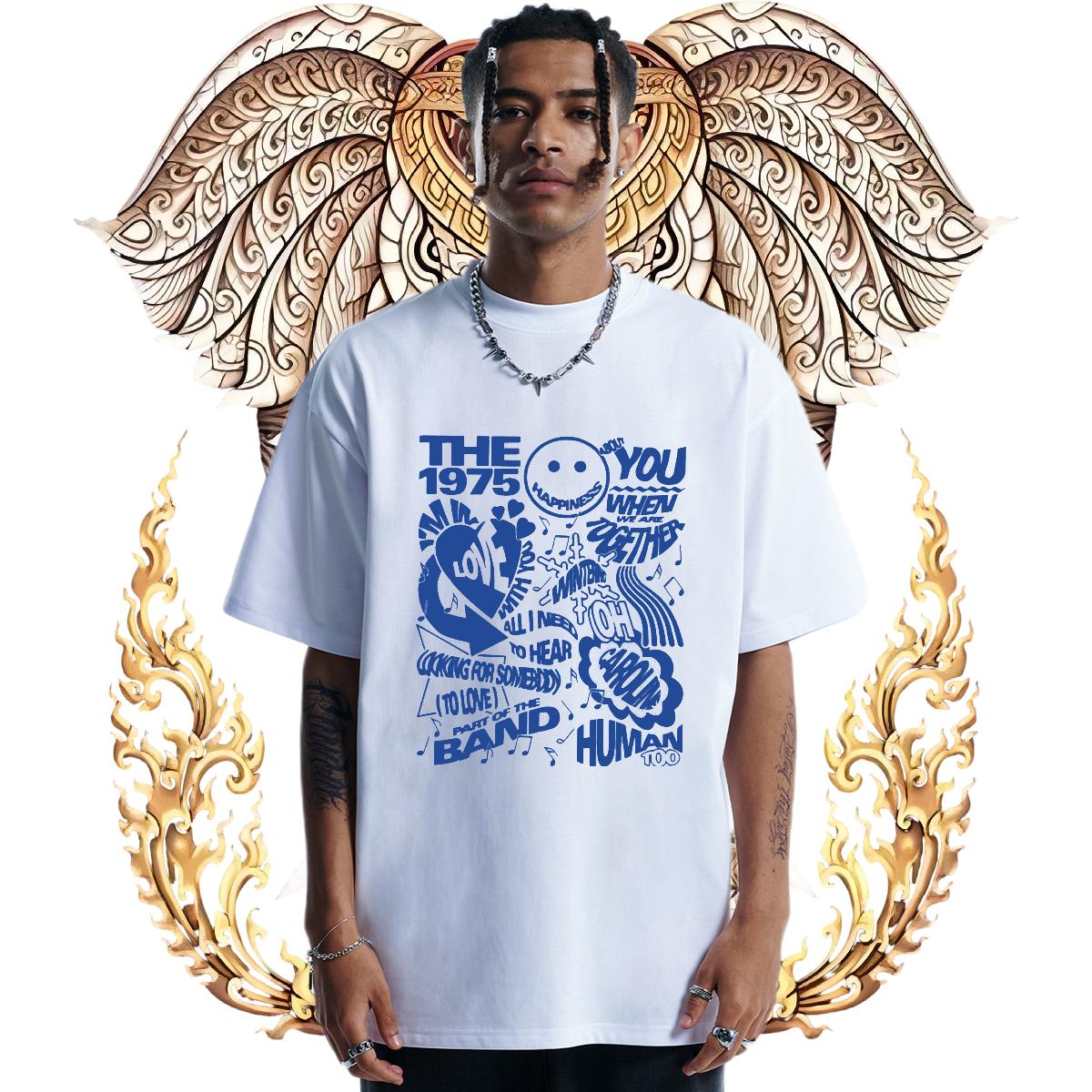 Soft T Shirt For Man Casual Daily Wear Crew Neck Cotton Breathable Men Clothes T-Shirt Brand Anime Tee Shirt
