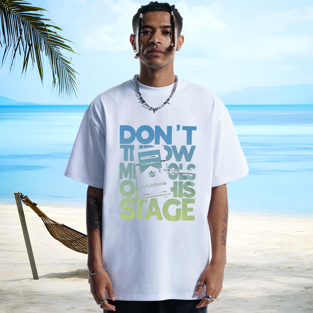 Comfortable T-Shirts Breathable Short Sleeve Home Outdoor Men Clothes T-Shirt DIY Printed Fashion Designer Tshirts