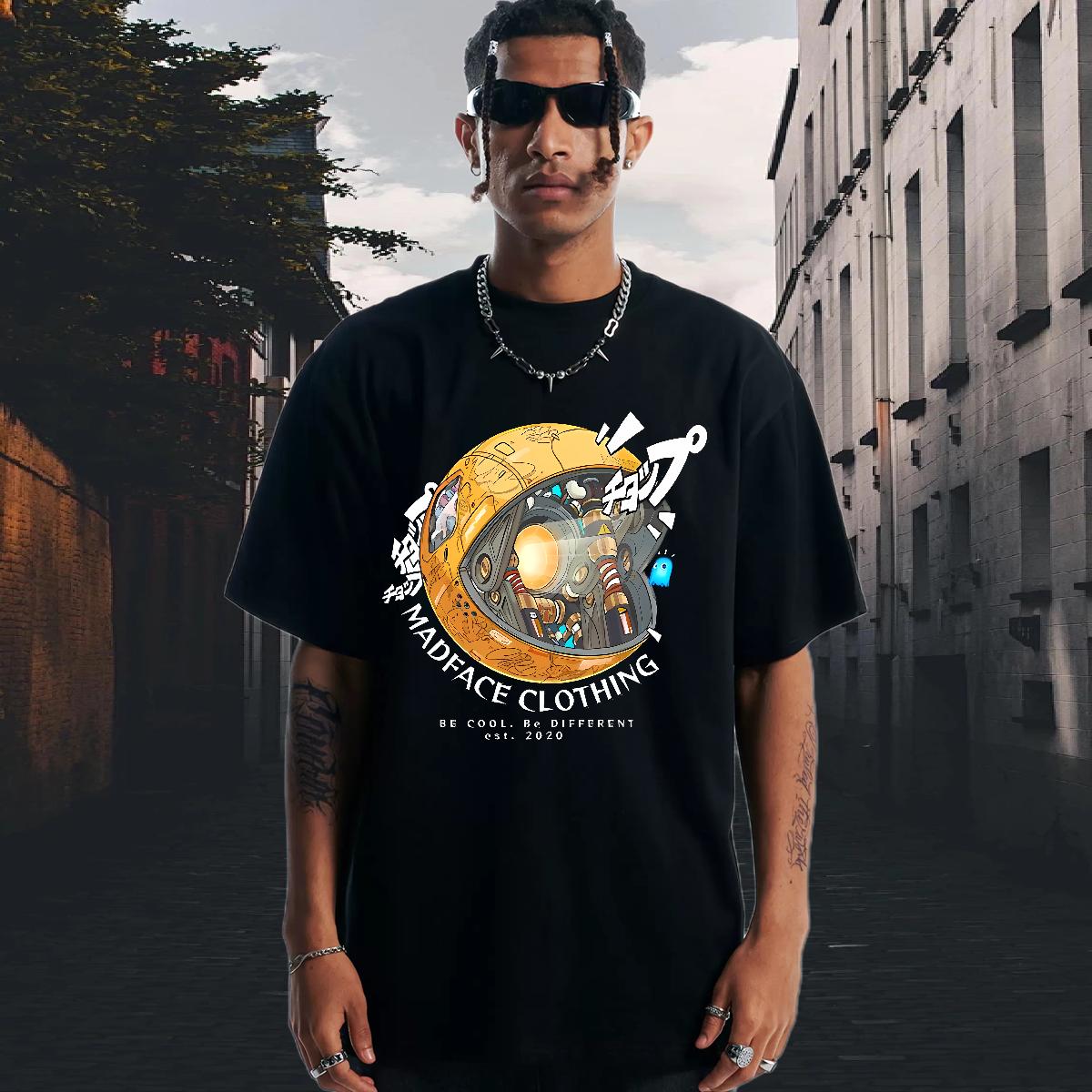 High Quality T Shirts Men O-Neck Short Sleeve Cotton Hip Hop Street Men Clothes T-Shirt DIY Printed New Arrival Clothes