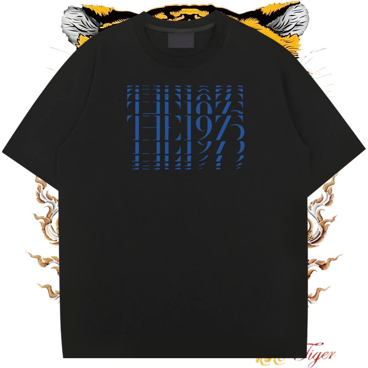 Classic T Shirts Men Street Casual Cotton Breathable Soft Men Clothes T-Shirt DIY Customized Black Oversized Wear