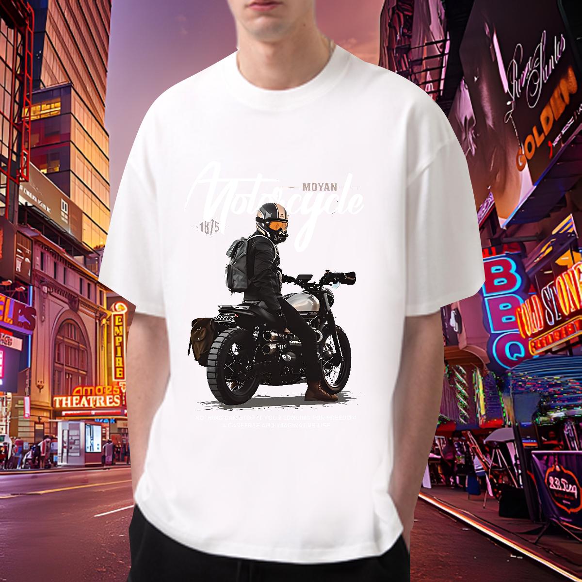 New Man T Shirts DIY Logo Casual Daily Wear Tshirts Cotton Breathable Soft Tops Tees