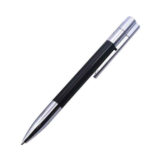Metal Ball Point Pen Stick Usb Flash Drive 2.0 4GB 8GB 16GB 32GB 64GB 128GB Memory Sticks U Disk Pendrives Cool Gifts