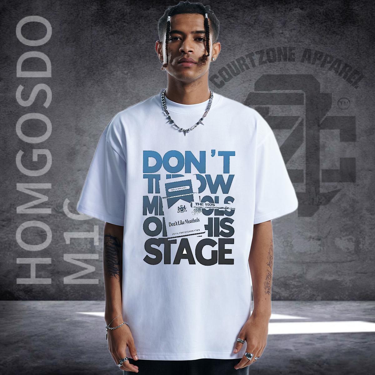 Brand Mens T Shirts Custom Print Oversized Spring Summer Tshirts Breathable Crew Neck Cotton Classic Tops Tees