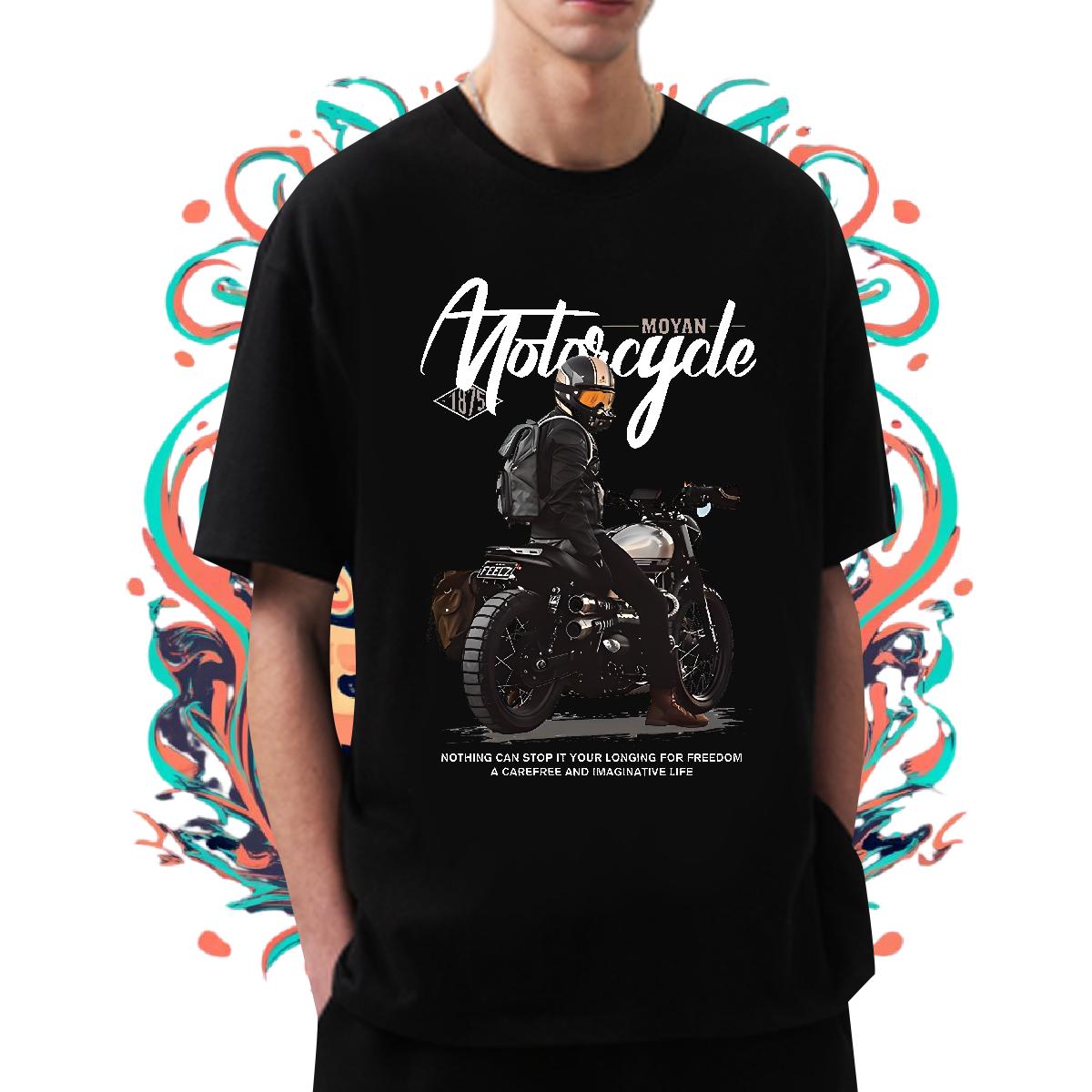 Custom Man T Shirts Anime Print Beach Men Tshirts 180g Cotton High Quality Top Tees