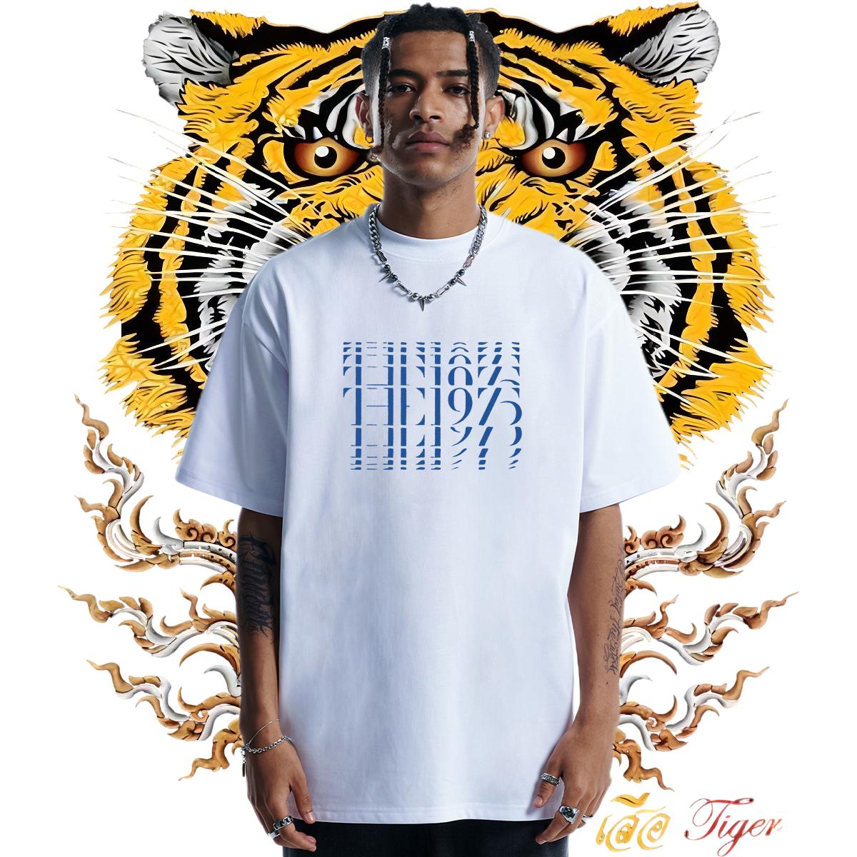 Classic T Shirts Men Street Casual Cotton Breathable Soft Men Clothes T-Shirt DIY Customized Black Oversized Wear