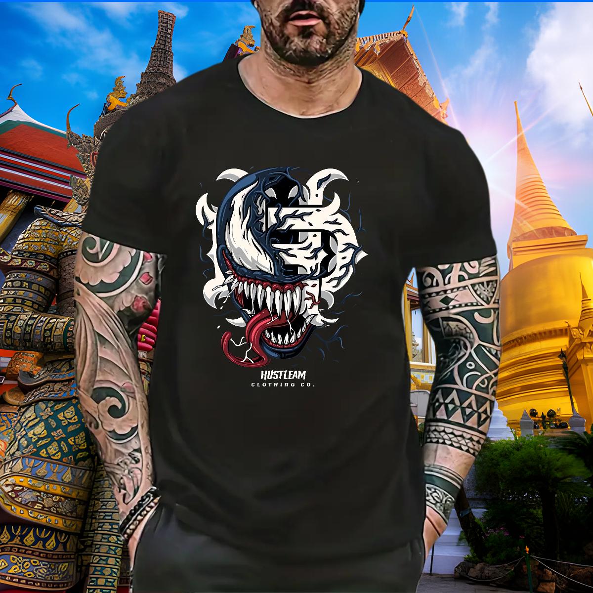 Popular Man T Shirts Beach Short Sleeve Cotton O-Neck Men Tops Tees Fashion Casual Customized Wear