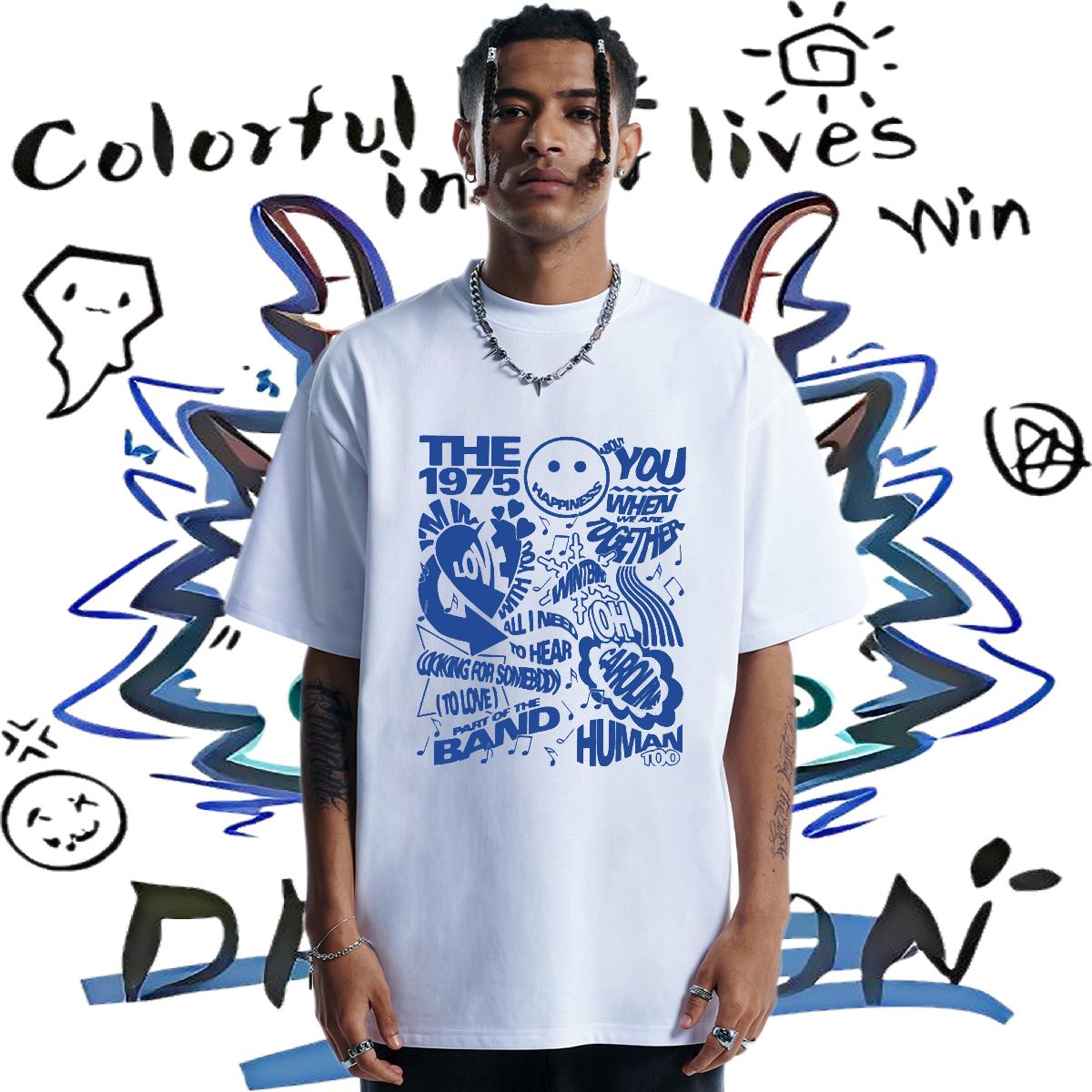 High Quality T-Shirts for Men Beach O-Neck Short Sleeve Cotton Tshirt for Man Woman 2024 DIY Custom Printed Tops Shirt