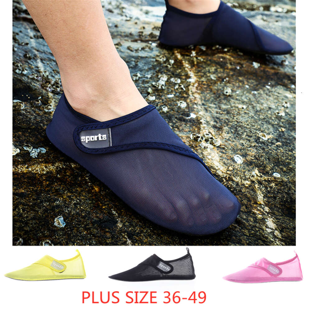 Light Men's Quick-Dry Aqua Mesh Breathble Seaside Beach Surfing Water Shoes women Outdoor Swimming Diving Sneakers unisex 41b4d
