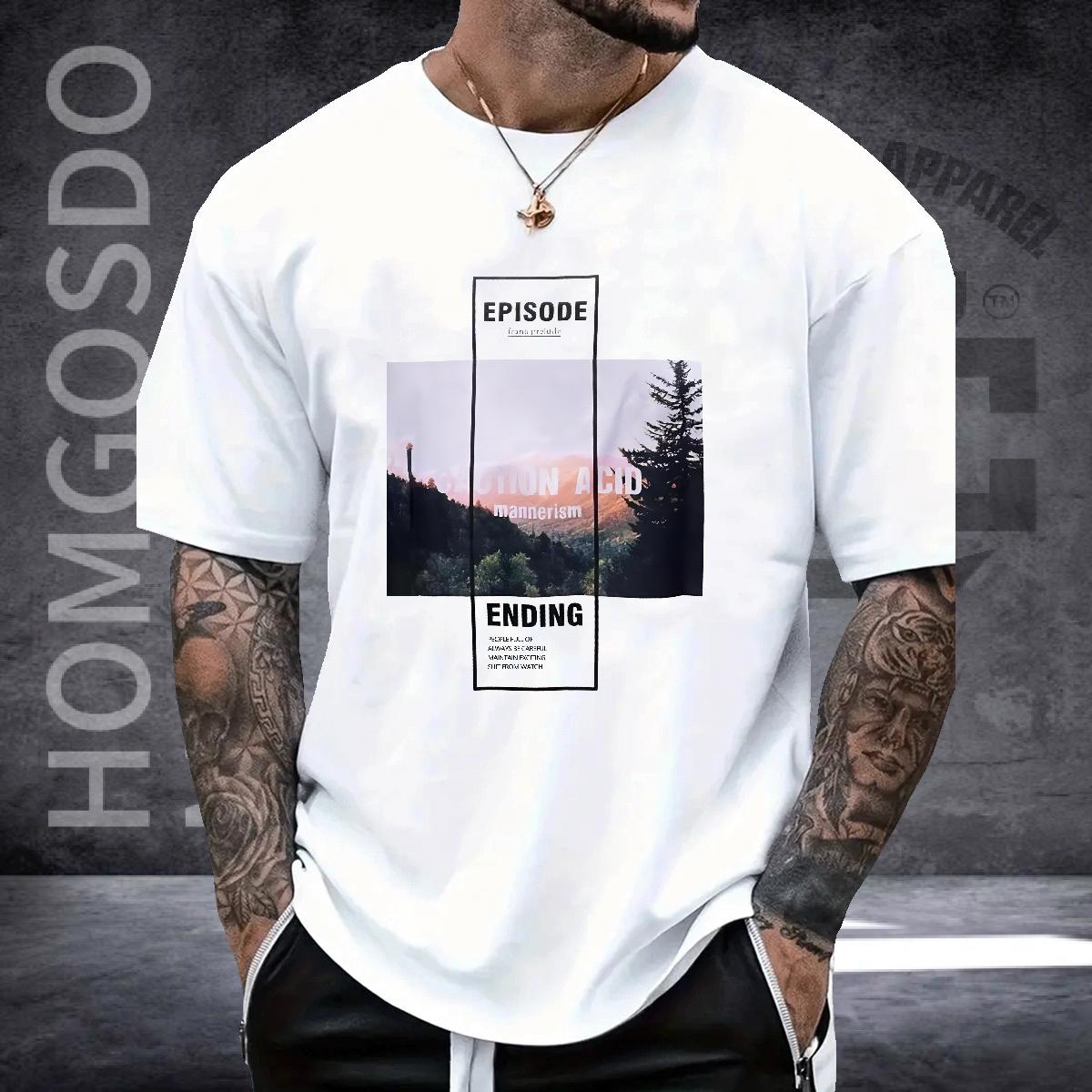 High Quality T Shirts Men Street 180g Cotton Men Tees 2024 DIY Printed Top Tees