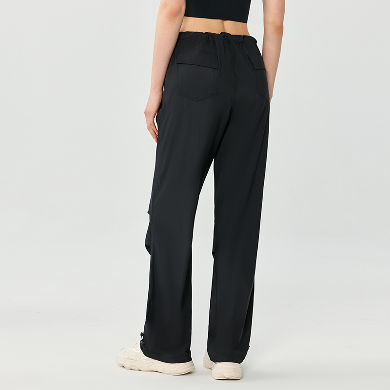 AL Yoga Sweatpants Laidback Straight Leg Relaxed-fit Fiess Sport Pants with Drawcords Unisex Dance Studio-to-street Weekend Jogger Sportswear Trousers