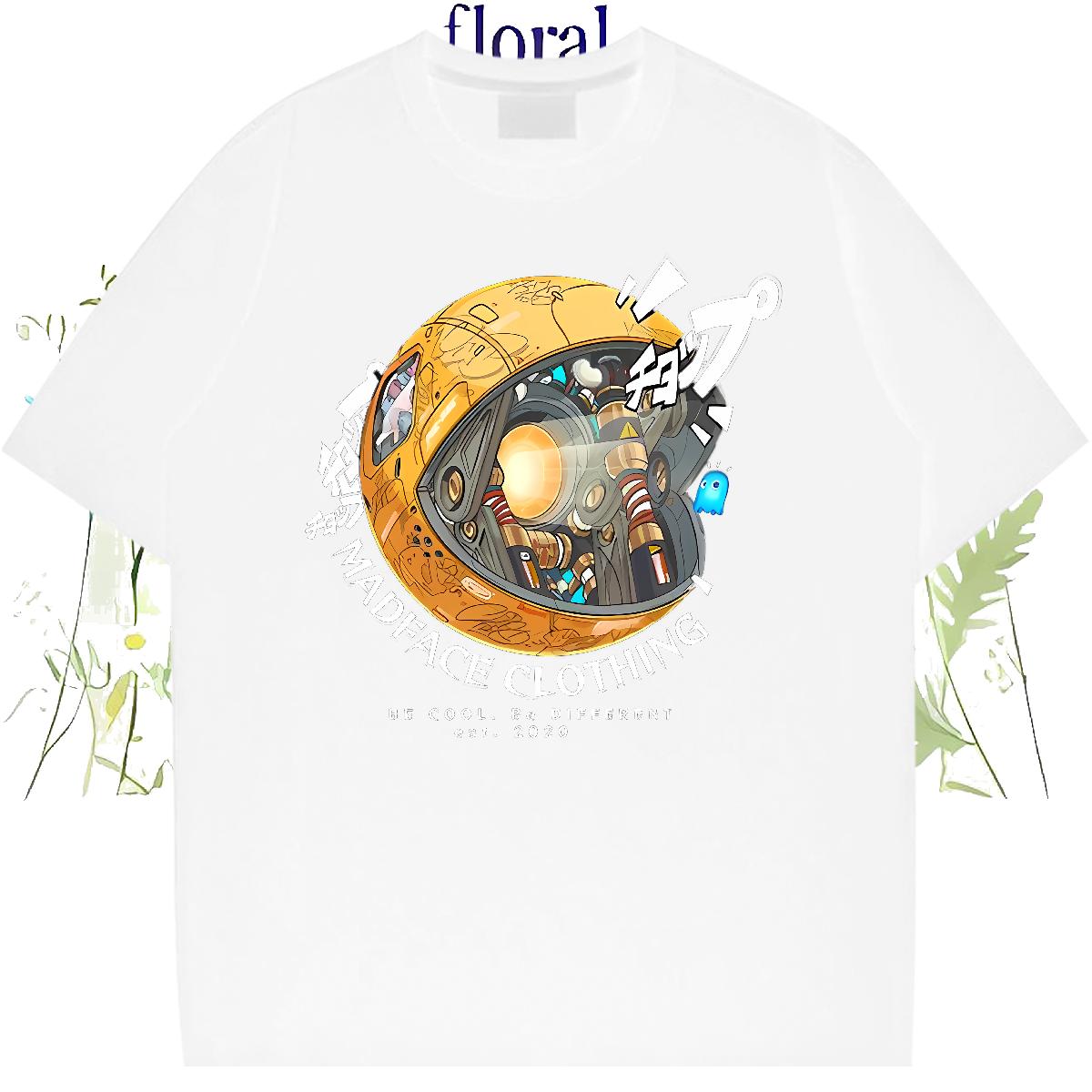 Wholesale T-Shirts for Men Anime Print Mens Tshirts Home Outdoor Breathable Crew Neck Brand Clothes