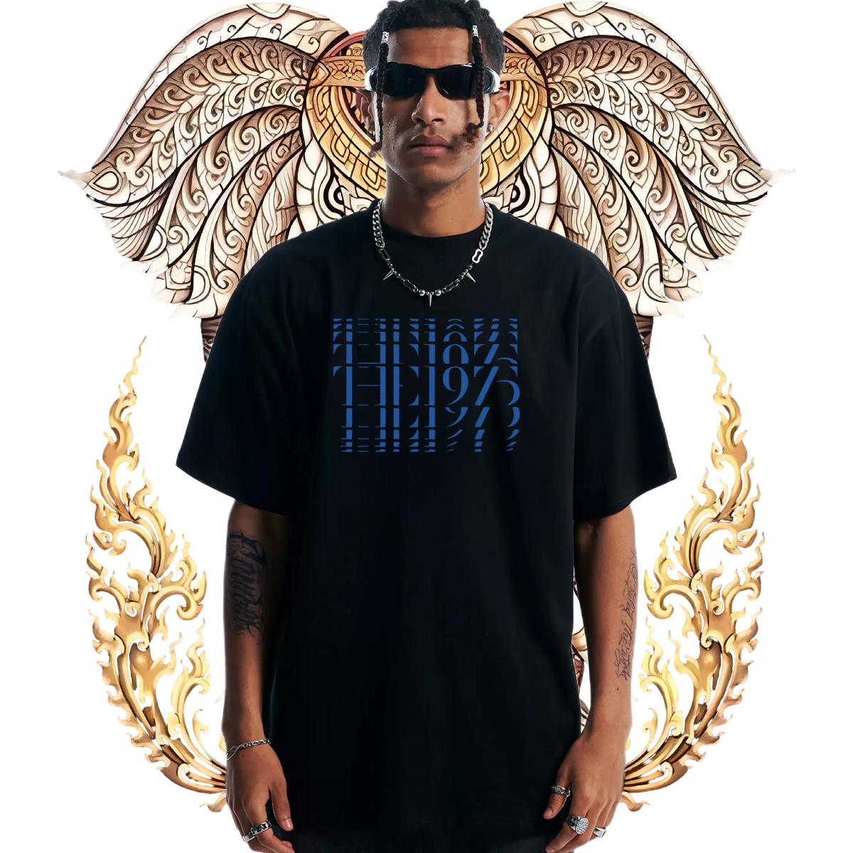 Popular T Shirts Men Anime Printing Street Round Neck Short Sleeve Men Tshirts DIY Customized DIY Logo Tees Shirts