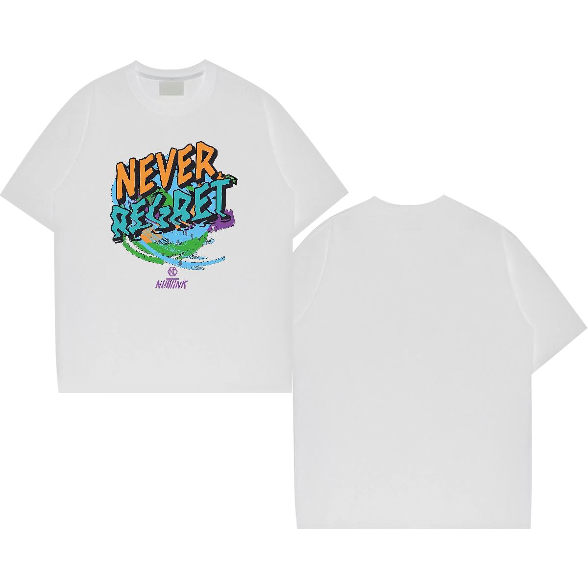 Loose Fit T Shirt For Man Casual Breathable Crew Neck Tshirts Custom DIY Anime Wear