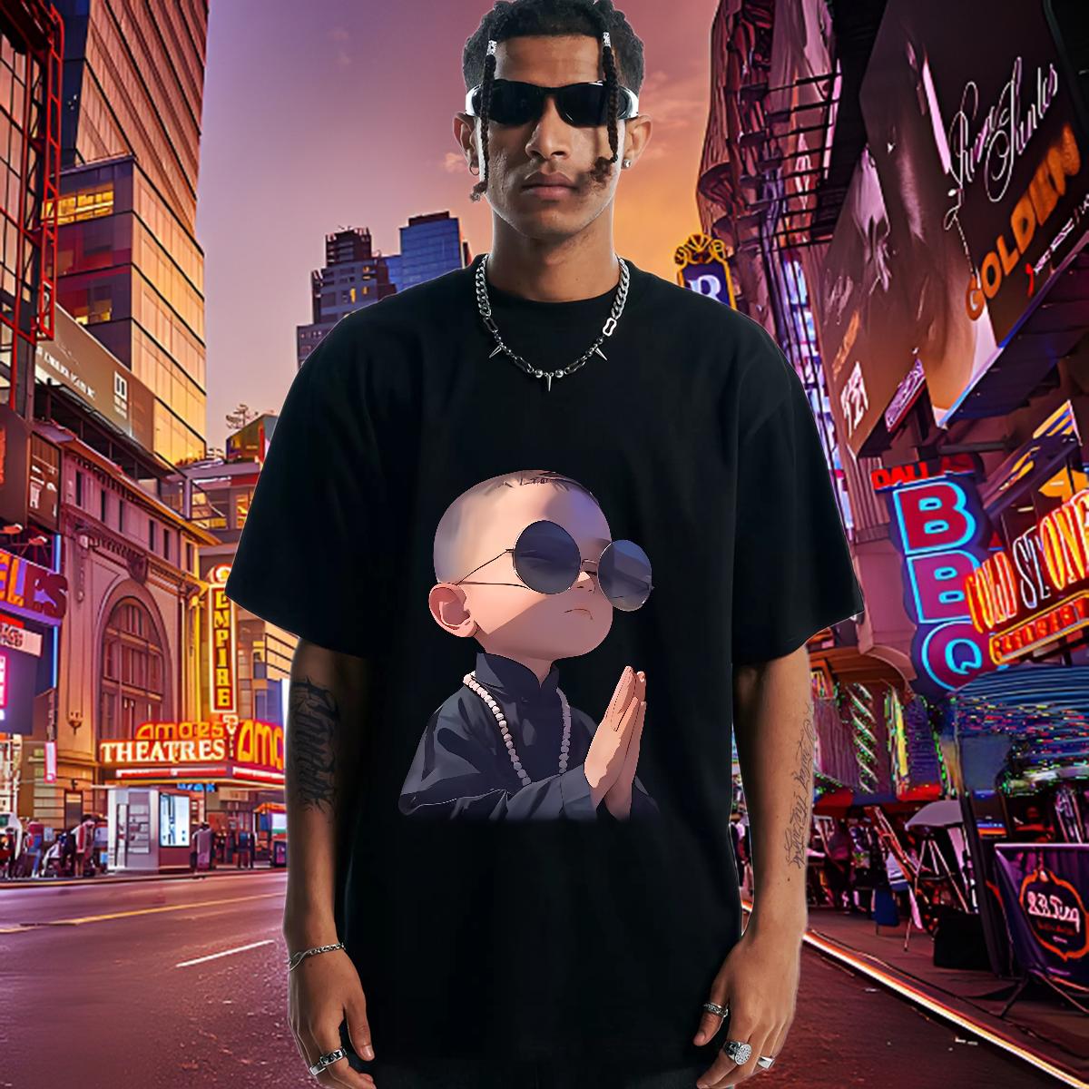 Brand T-Shirts Casual Daily Wear 180g Cotton Men Tops Tees 2024 Designer Custom Anime Tops