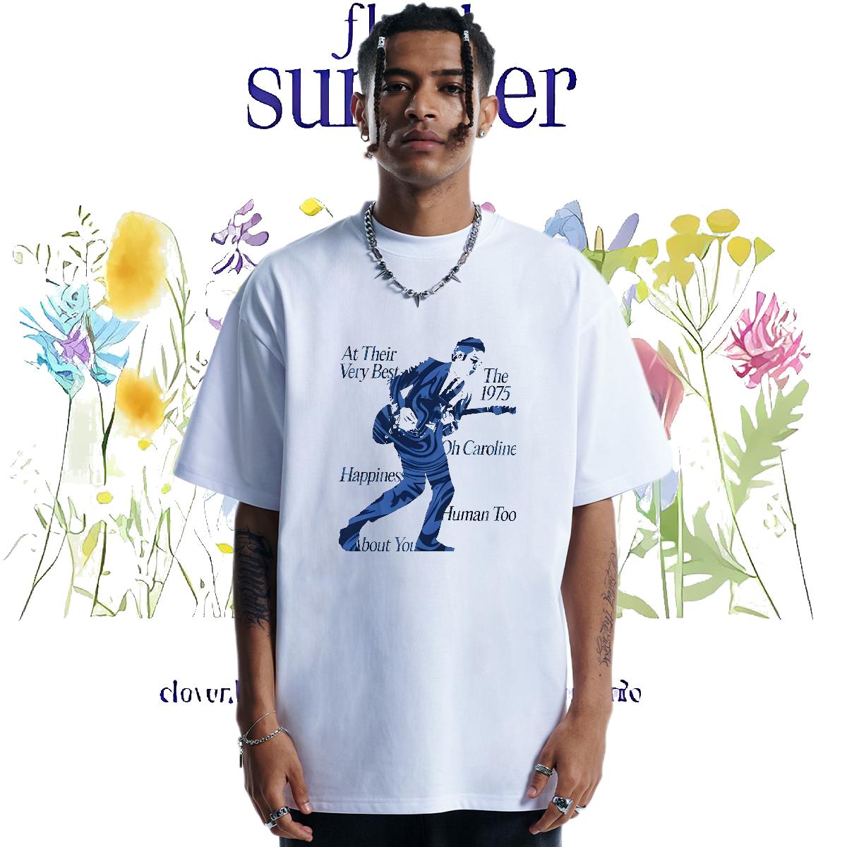 Designer Fashion Mens T Shirts Anime Print Couples T Shirts Casual Short sleeve Cotton Soft Wholesale Clothes