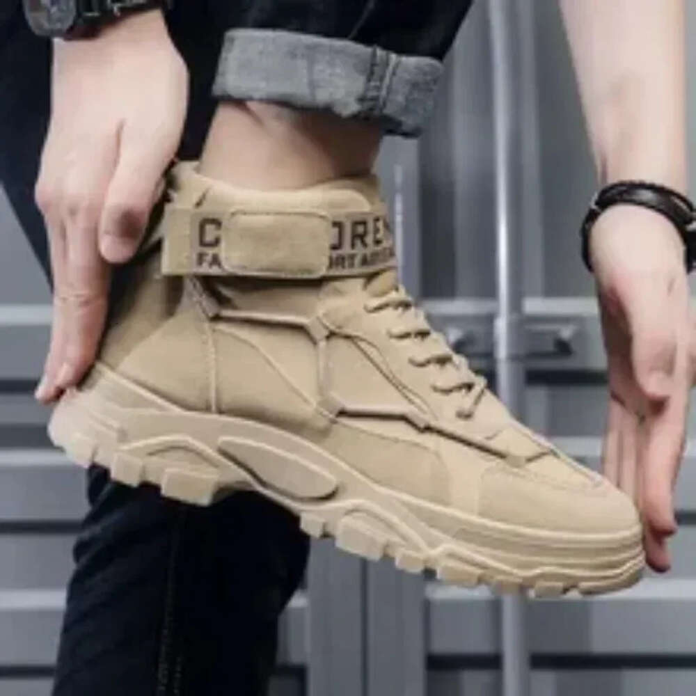 2023 Tactical Military Combat Outdoor Hiking Winter Shoes Light Non-slip Men Desert Ankle Boots Bota Masculina 00b0b