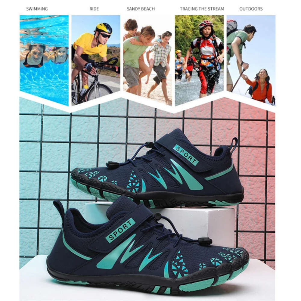 Water Swimming Shoe Men Aqua Barefoot Five Fingers Woman Breathable Hiking Wading Shoes Beach Outdoor Upstream Sneakers 3fc3a