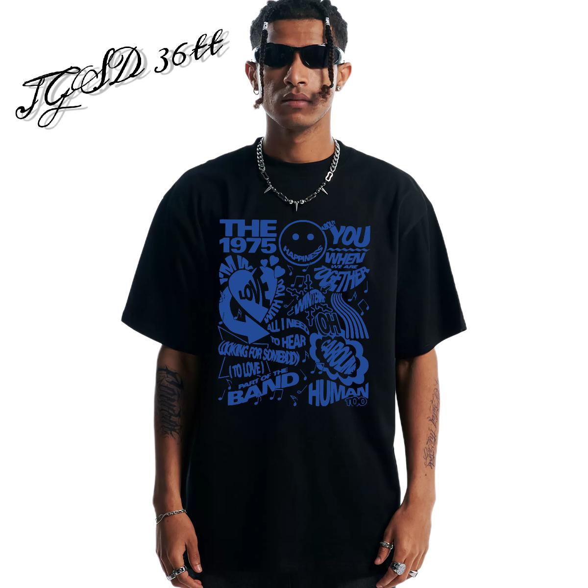DIY Customized Mens T Shirts Custom Cartoon Men Tees Sports Casual Cotton Breathable Soft Wholesale Tees Shirts