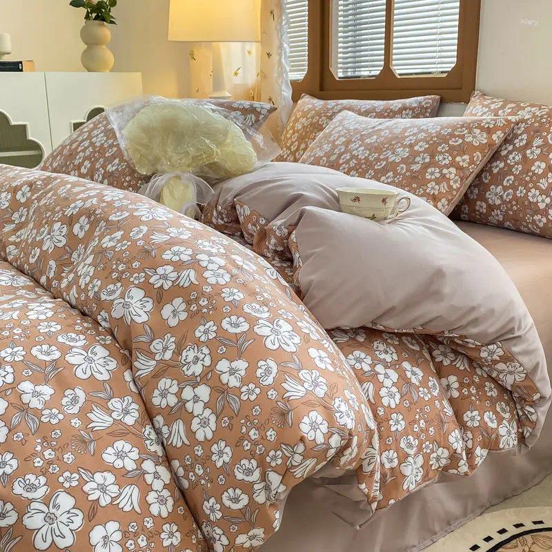 Bedding Sets 2024 Set Of Four Machine Washable Duvet Cover A Printed Available In All Seasons Home Textile Products