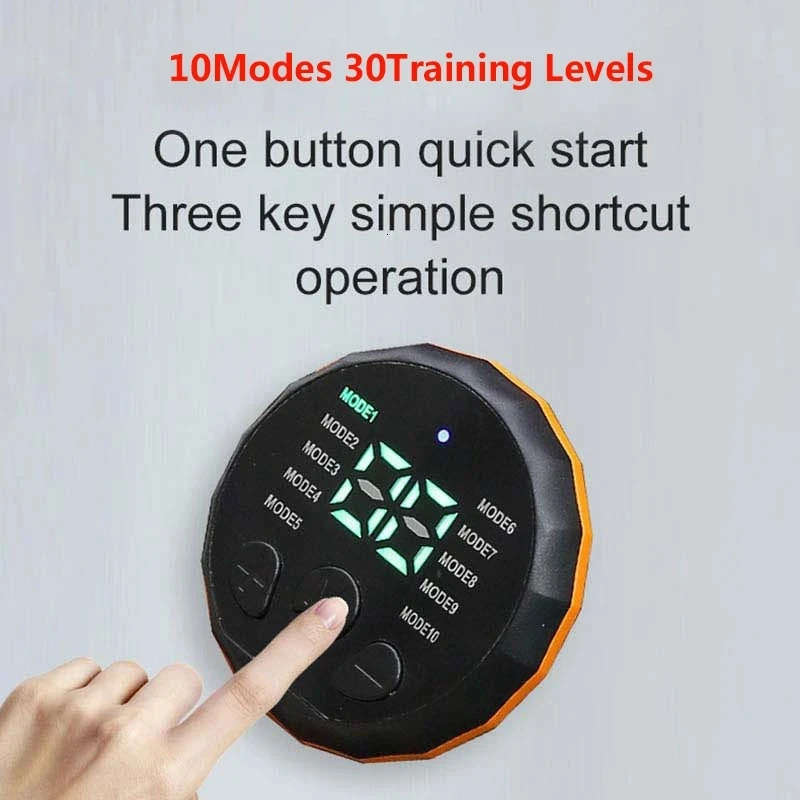 Abs Trainer Belt EMS Abdominal Muscle Stimulator Electric Toning Belts USB Waist Belly Weight Loss Home Gym Fitness Massager 240603