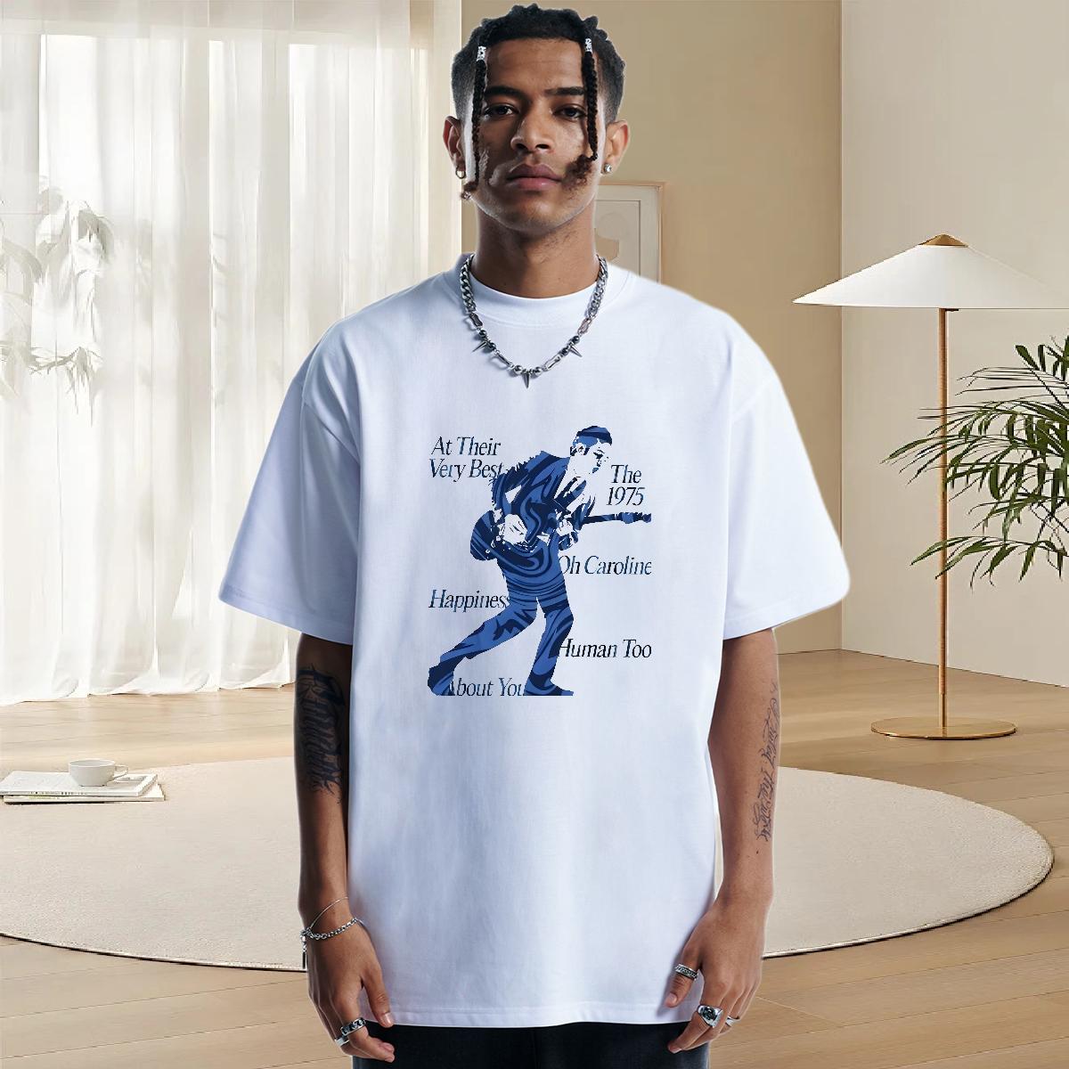 Popular Mens T Shirts 180g Cotton Summer Casual Men Tops Tees Black Oversized New Arrival Top Tees