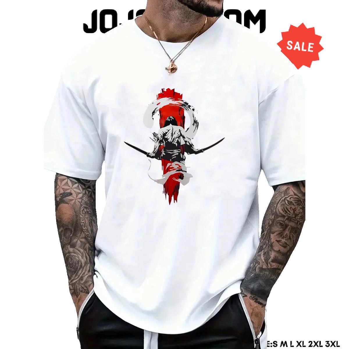 5A Men T Shirts Hip Hop Street O-Neck Short Sleeve Cotton Tshirts 2024 New Custom Printing Tshirts