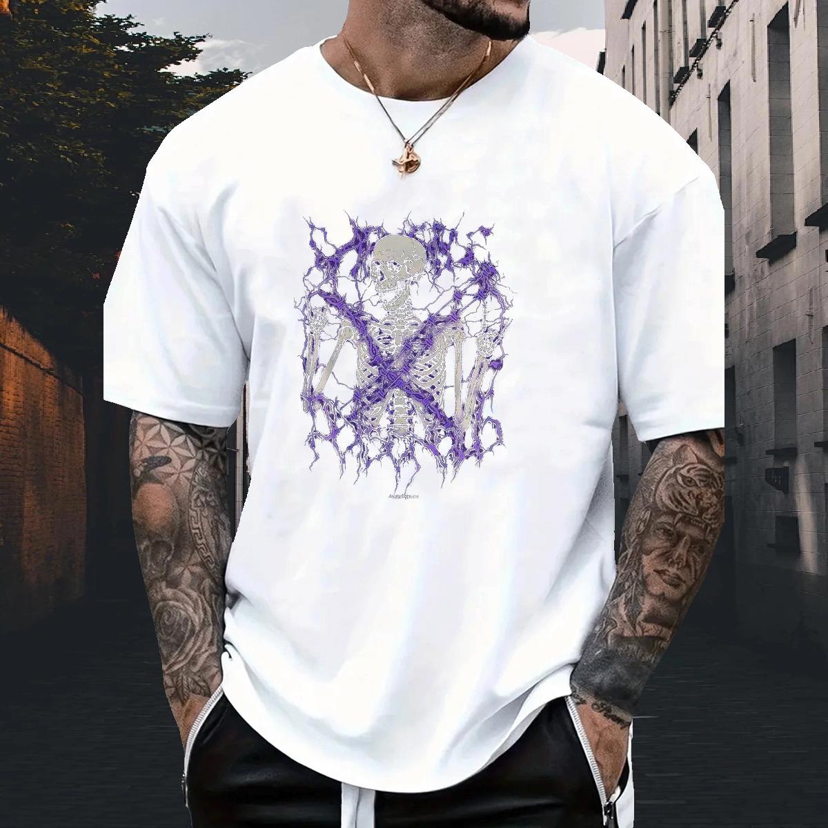 Comfortable T Shirts Men Cotton Breathable Soft Home Outdoor Men Tshirts Custom Cartoon Fashion New Polos