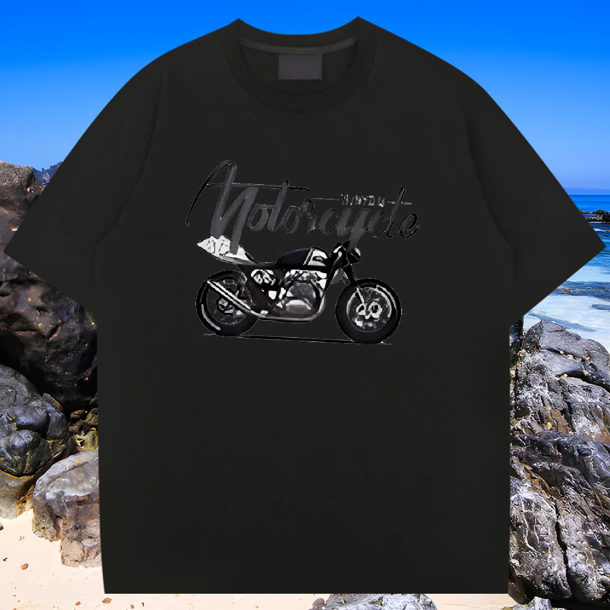 Stylist Man T Shirts DIY Spring Summer Men Clothes T-Shirt Short Sleeve Cotton O-Neck Cool Tops Shirt