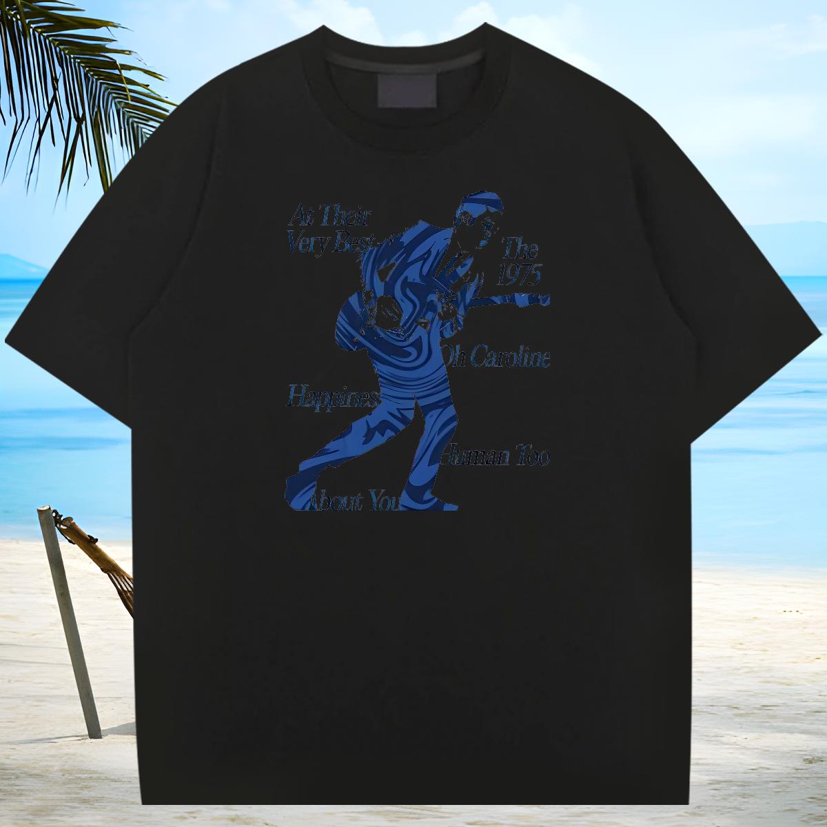 Brand T-Shirts for Men Breathable Crew Neck Street Men Clothes T-Shirt DIY Printed Custom Tees