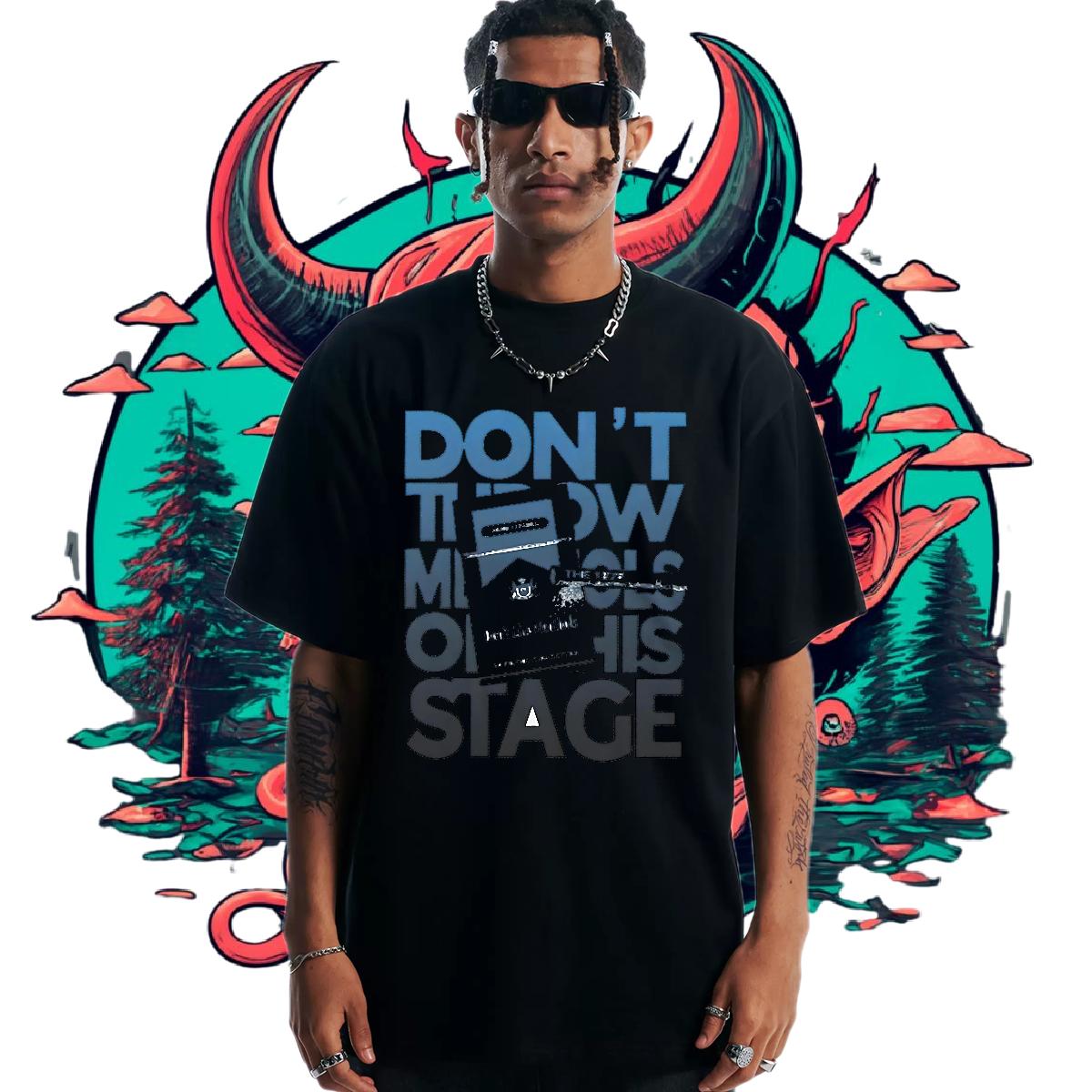 Cool Mens T Shirts Crew Neck Cotton Breathable Casual Mens Tshirts Anime Fashion Design Wear
