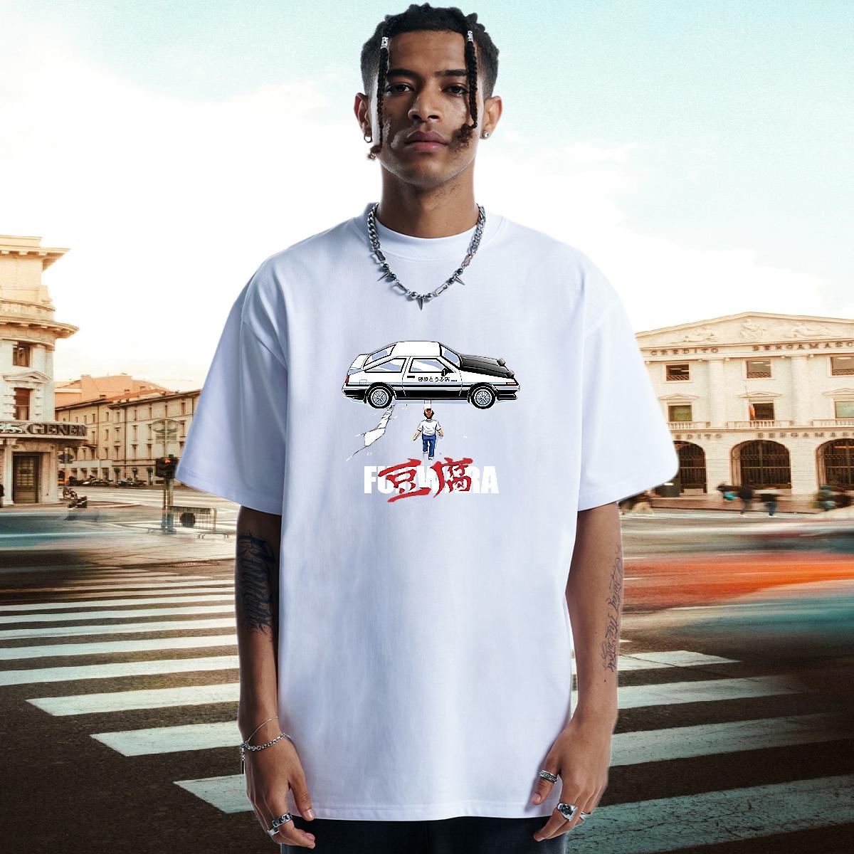 5A T-Shirts for Men Breathable Crew Neck Casual Men Tops Tees Floral Print Fashion New Tops Shirt