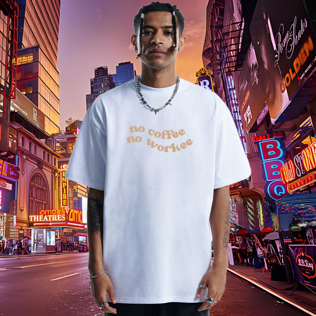 Cool T-Shirts Street Wear Breathable Crew Neck Men Tshirts New Designer Black Oversized Tshirts