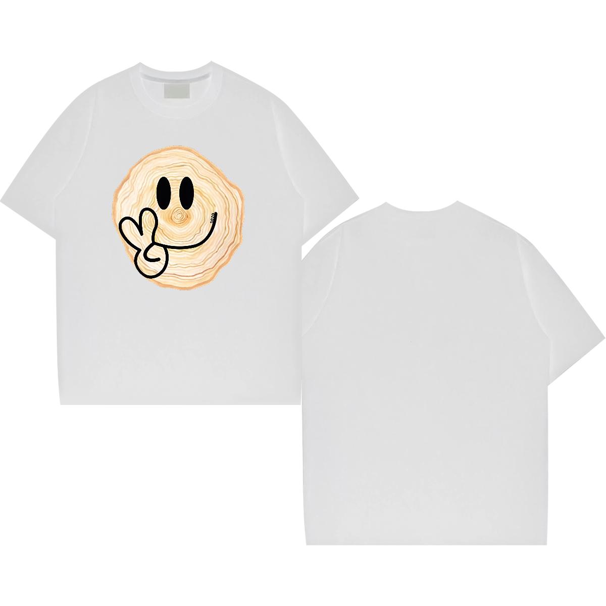 Classic Casual Man T Shirts Custom Cartoon Tshirts Street 180g Cotton Designer Tees Shirts