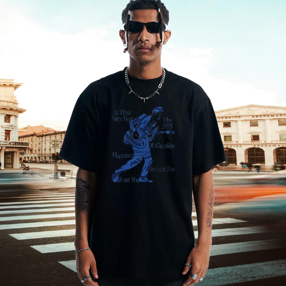 Designer T Shirts Men Crew Neck Cotton Breathable Casual Mens Tshirts DIY Printed 2024 Designer Top Tees