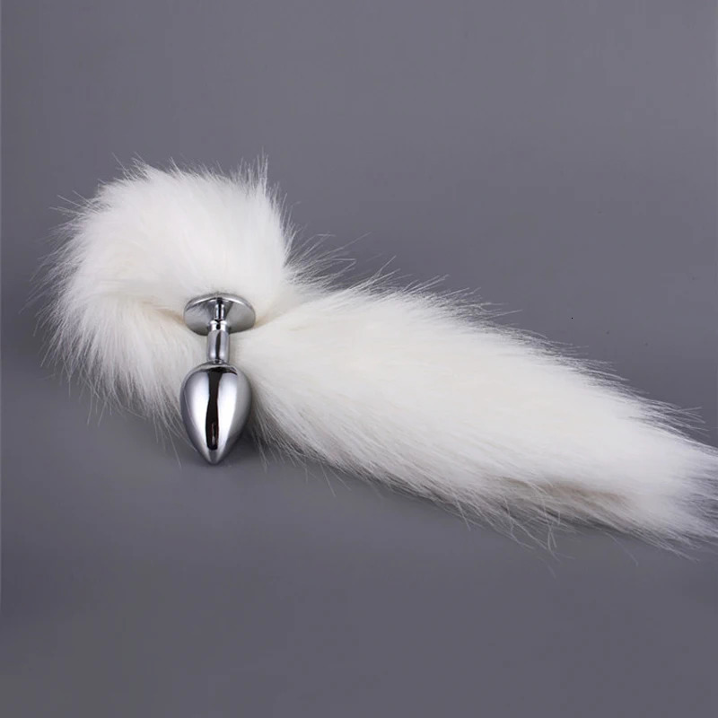 Fetish Cosplay Stage Props Anal Plug Fox Tail In Ass Sex Toys For Couples Bdsm Masturbators Adult Supplies Gay Prostate Massager 240603