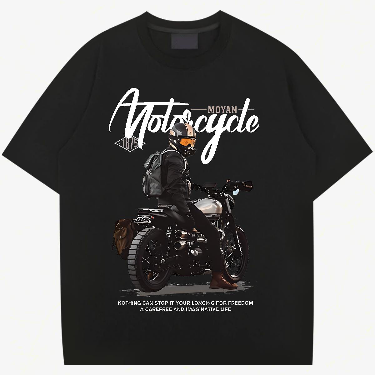 DIY Customized T-Shirts Round Neck Short Sleeve Home Outdoor Men Tees DIY Anime Comfortable Tees Shirts