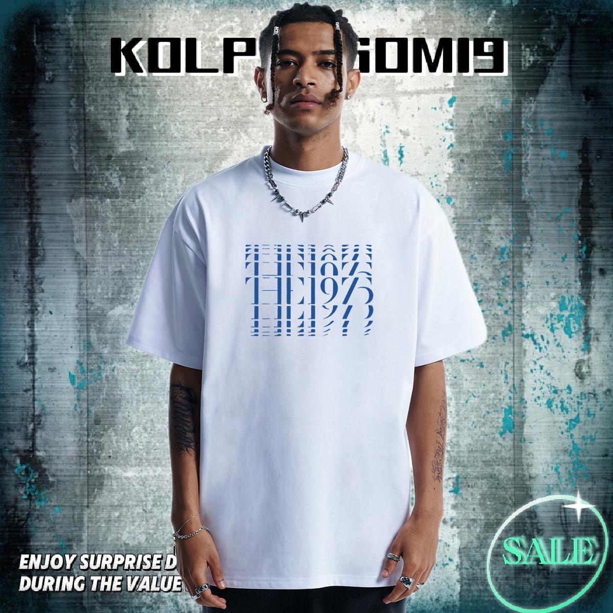 2024 DIY T shirt Plus Size Custom Couples T Shirts High Street Hip Hop Crew Neck Cotton Cool Design Wear