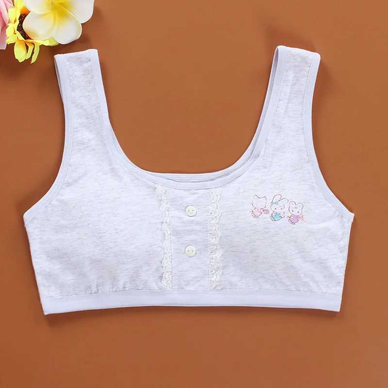 Camisole Camisole Girls Training Bras s Soft Underwear Girls Accessories Breathable ren Bras for Teen Girl 8-16Y Underwear Puberty WX5.31